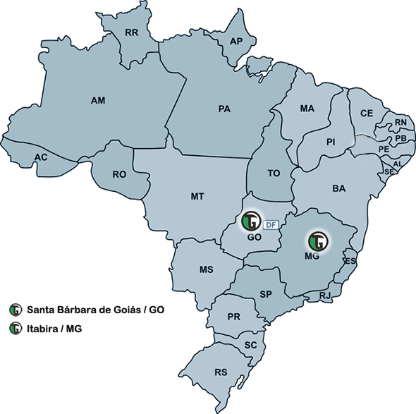 Localização da Titânio Brasil